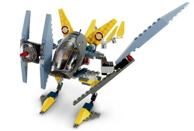 LEGO Set-Jedi Starfighter & Vulture Droid-Star Wars / Star Wars Episode 3-7256-4-Creative Brick Builders